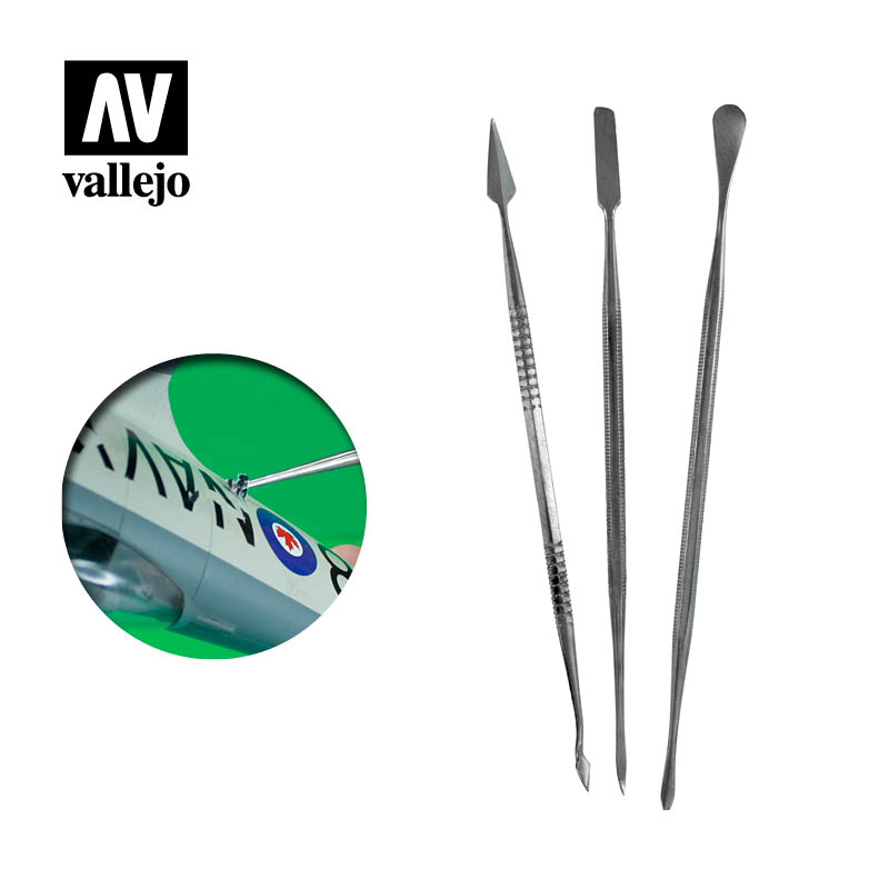 T02002 Set of 3 Stainless Steel Carvers
