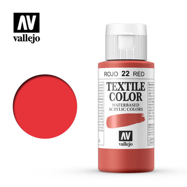 40.022 ROJO - TEXTIL 60ml