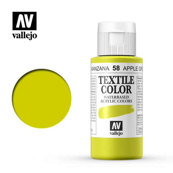 40.058 VERDE MANZANA - TEXTIL 60ml