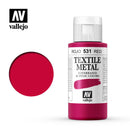 40.531 ROJO METALIZADO - TEXTIL 60ml