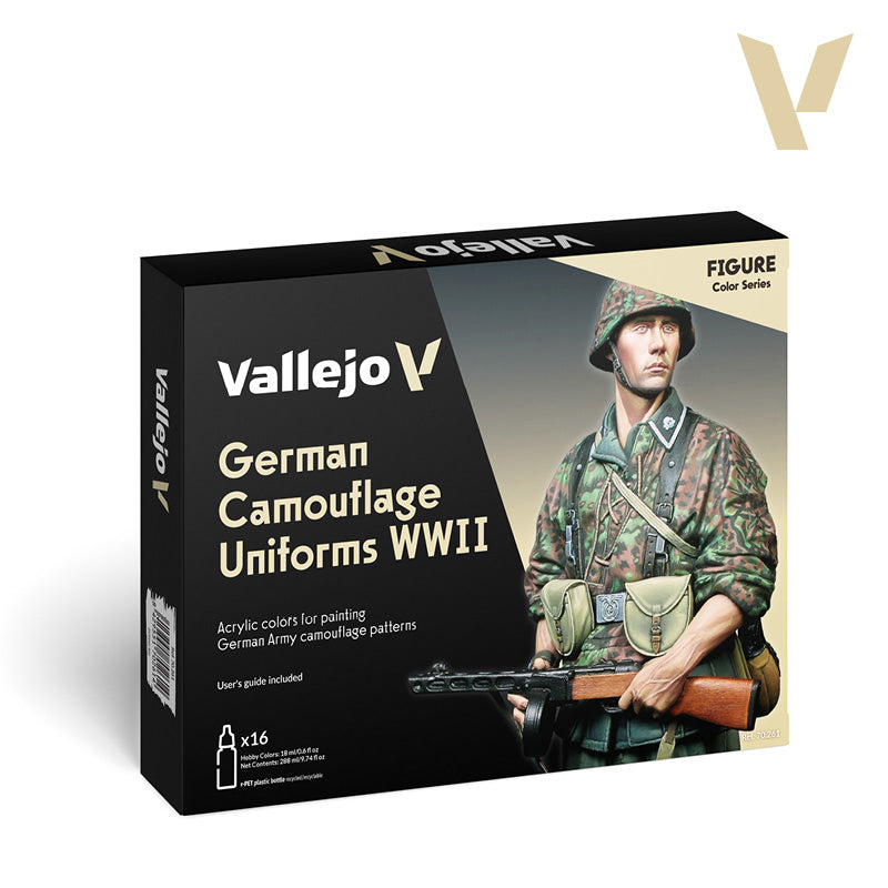 70.261 MODEL COLOR SET: GERMAN CAMOUFLAGE UNIFORMS WWII