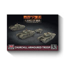 BBX56 Churchill Armoured Troop (Plastic)(x3 Tanks Plastic)