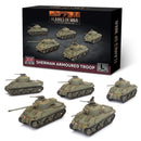 BBX60 Sherman Armoured Troop (Plastic)(x5 Tanks Plastic)