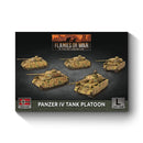 GBX142 Panzer IV Tank Platoon (Late War x5 Tanks Plastic)