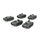GBX199 Panzer III/StuG III A Platoon (x5 Plastic)