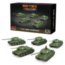 SBX66 T-34 Tank Company (Late War x5 Tanks Plastic)