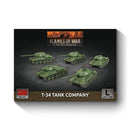 SBX66 T-34 Tank Company (Late War x5 Tanks Plastic)