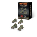 SBX76 BA-64 Armoured Car Platoon (Late War x4 Tanks Plastic)