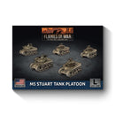 UBX70 M5 Stuart Light Tank Platoon (Late War x5 Tanks Plastic)Contains five M5 Stuart tanks