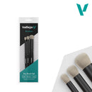 B07990 DRY BRUSH SET. PELO NATURAL. (S, M. L)