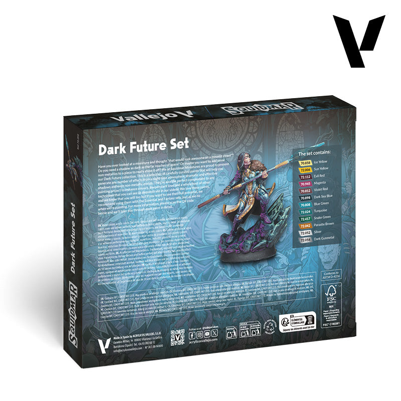 72.202 GAME COLOR SET: DARK FUTURE SET BY SQUIDMAR MINIATURES
