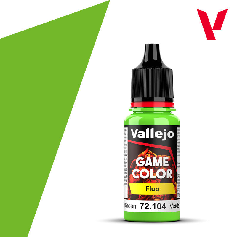108 72.104 VERDE FLUORESCENTE (3 UNIDADES)