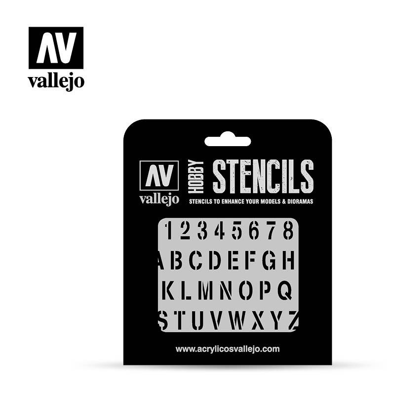 ST-LET002 Stamp Font