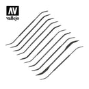 T03003 Set of 10 Curved Files