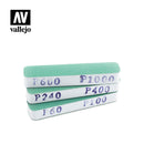 T04002 Set de 3 Lijas Flexibles, Doble Grano (90x19x12 mm)