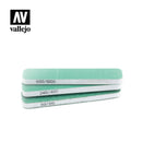 T04001 Set de 3 Lijas Flexibles, Doble Grano (90x19x6 mm)